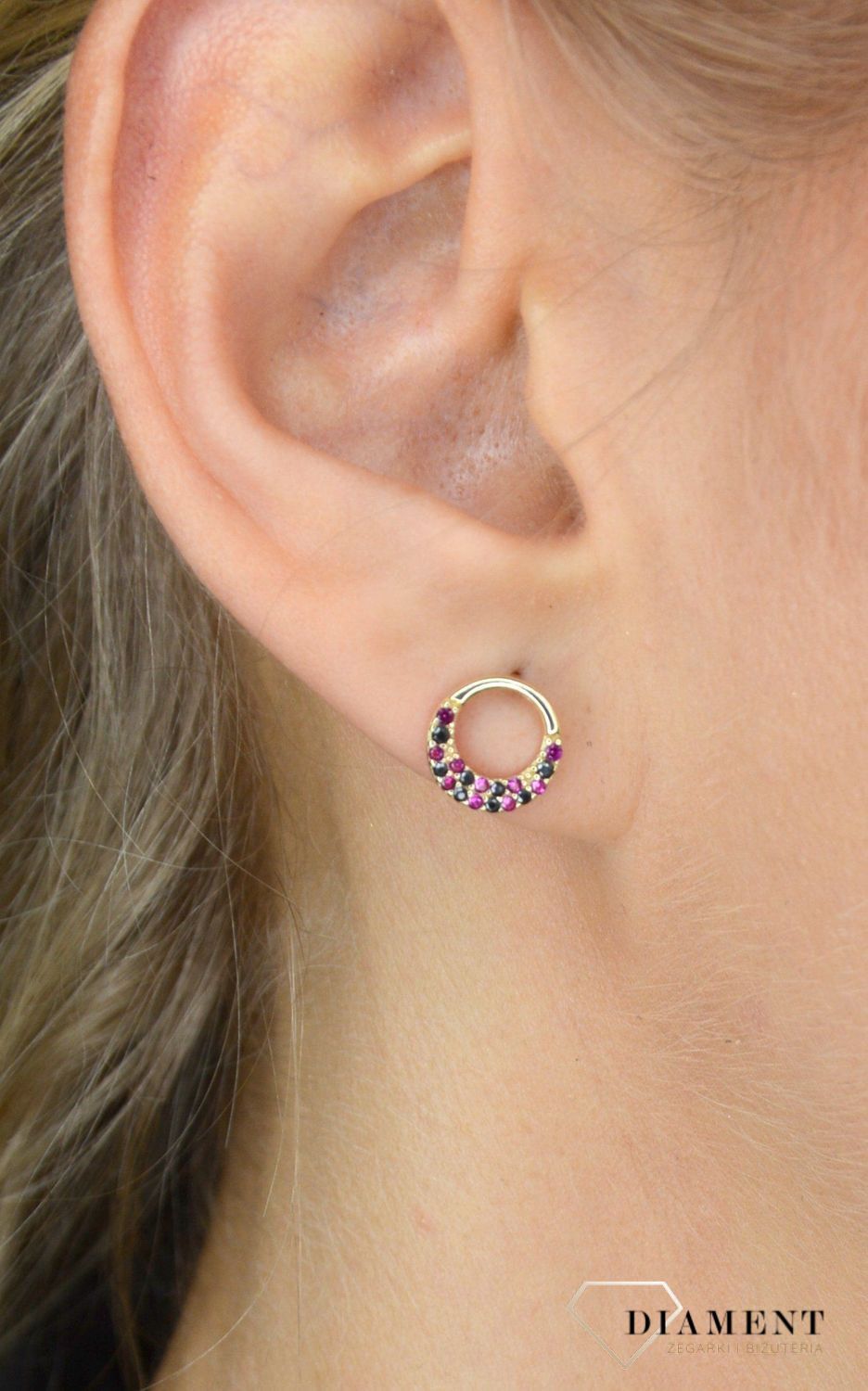 Kolczyki złote 333 obrączki z cyrkoniami.jpg